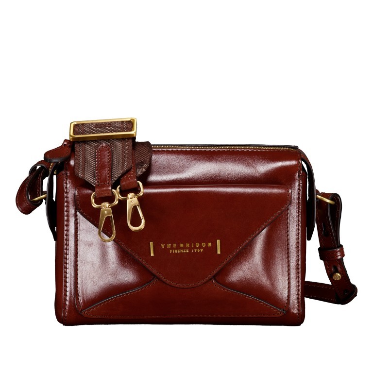 Umhängetasche Frida Camera Bag Cognac, Farbe: braun, Marke: The Bridge, EAN: 8033748553356, Abmessungen in cm: 20x13x5, Bild 1 von 7