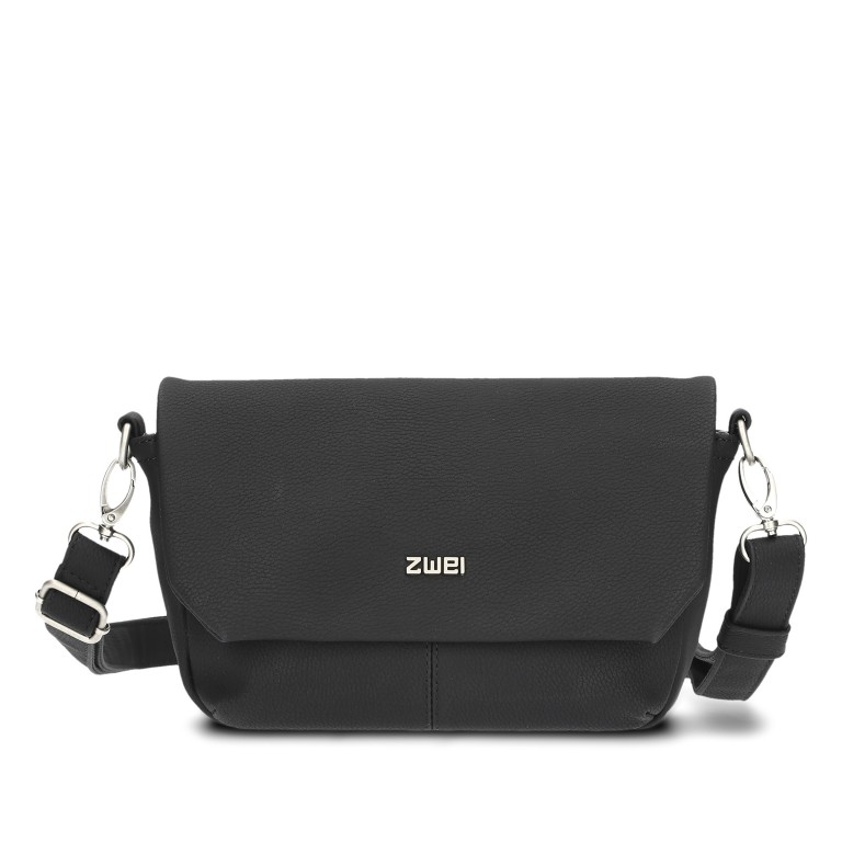 Umhängetasche Mademoiselle M40 Nubuk Black, Farbe: schwarz, Marke: Zwei, EAN: 4250257936942, Abmessungen in cm: 28x15x9, Bild 1 von 8