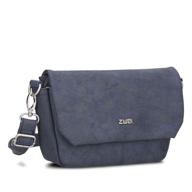 Umhängetasche Mademoiselle M40 Nubuk Blue, Farbe: blau/petrol, Marke: Zwei, EAN: 4250257934405, Abmessungen in cm: 28x15x9, Bild 2 von 8