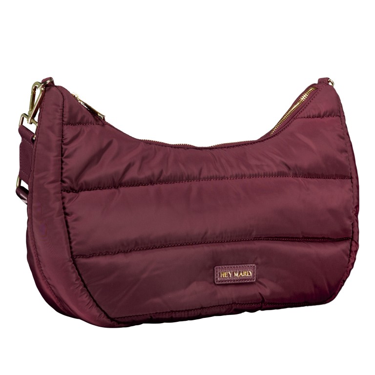 Beuteltasche Lifetime Buddy M WEINROT, Farbe: rot/weinrot, Marke: Hey Marly, EAN: 4262484652670, Abmessungen in cm: 37x11x28, Bild 2 von 6