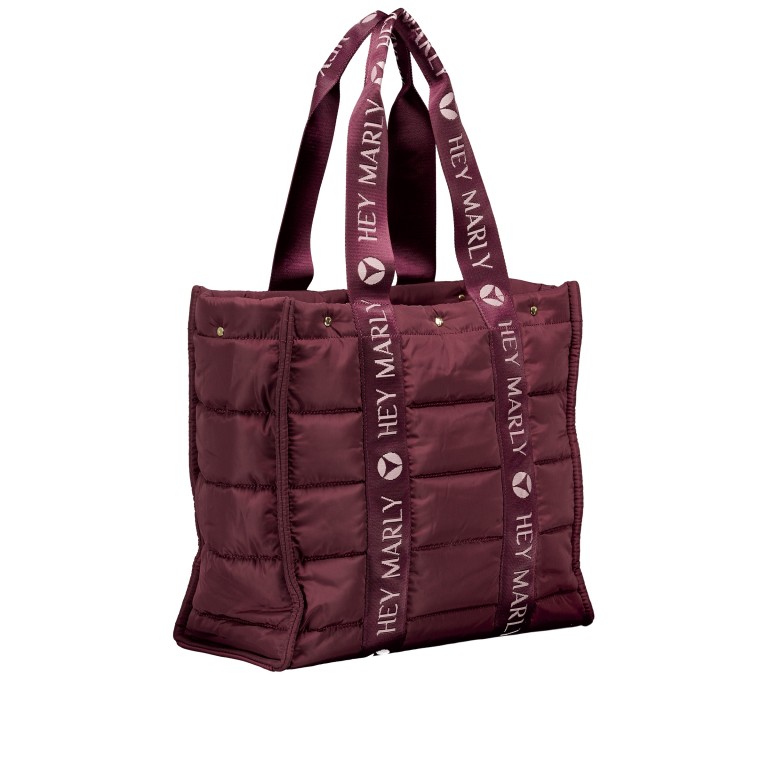 Shopper Best Buddy WEINROT, Farbe: rot/weinrot, Marke: Hey Marly, EAN: 4262484652632, Abmessungen in cm: 41x36x18, Bild 2 von 5