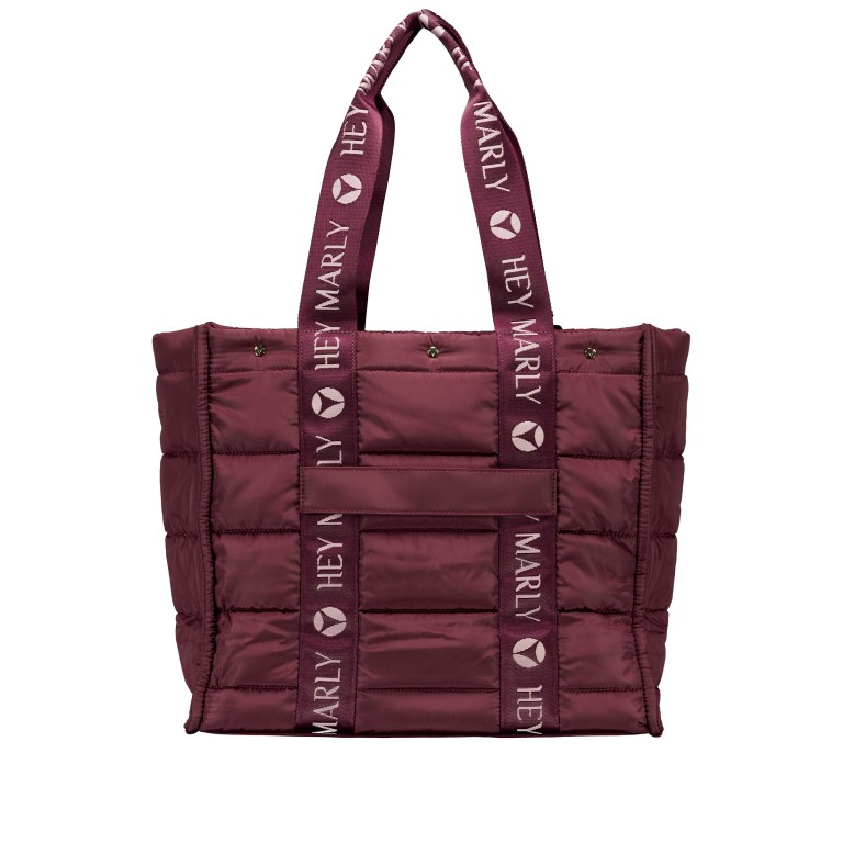 Shopper Best Buddy WEINROT, Farbe: rot/weinrot, Marke: Hey Marly, EAN: 4262484652632, Abmessungen in cm: 41x36x18, Bild 3 von 5