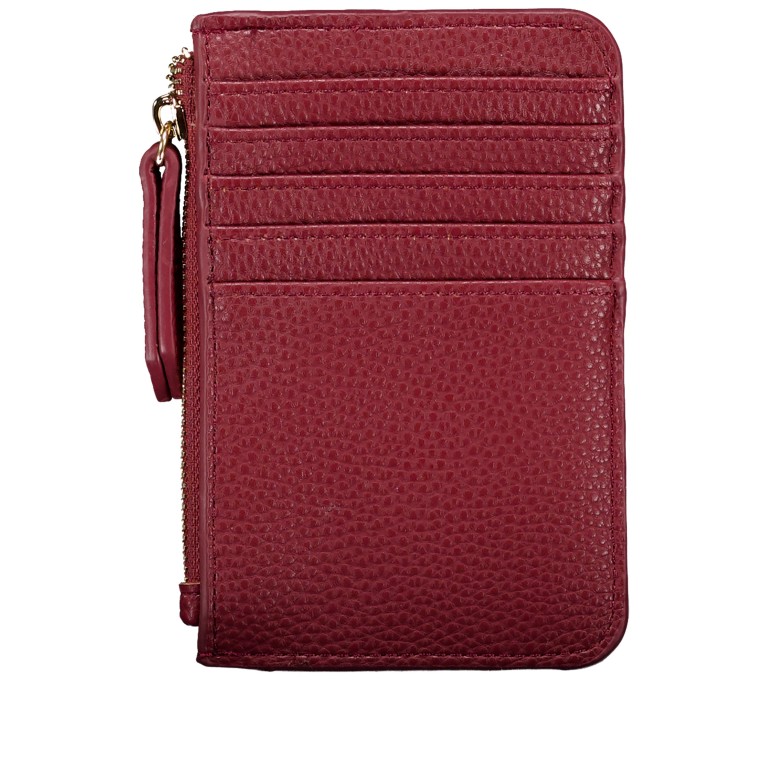 Karten-/Ausweisetui Brixton Bordeaux, Farbe: rot/weinrot, Marke: Valentino Bags, EAN: 8054942913371, Abmessungen in cm: 8.5x13.2x0.5, Bild 3 von 4