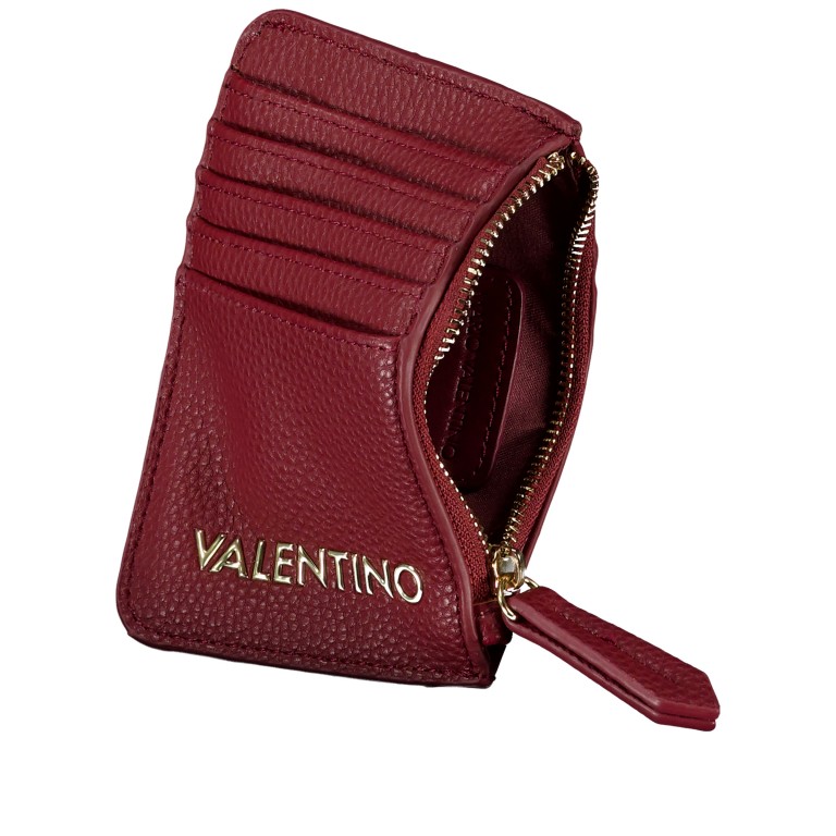 Karten-/Ausweisetui Brixton Bordeaux, Farbe: rot/weinrot, Marke: Valentino Bags, EAN: 8054942913371, Abmessungen in cm: 8.5x13.2x0.5, Bild 4 von 4