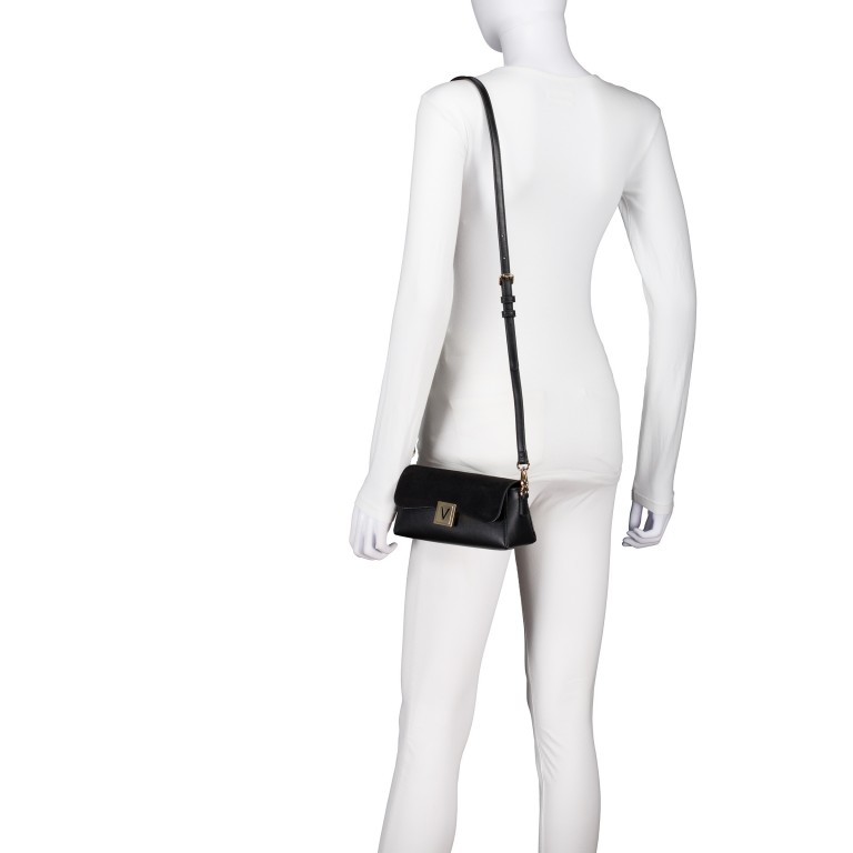 Umhängetasche Evissa Nero, Farbe: schwarz, Marke: Valentino Bags, EAN: 8054942906403, Abmessungen in cm: 20x10.5x7, Bild 6 von 8
