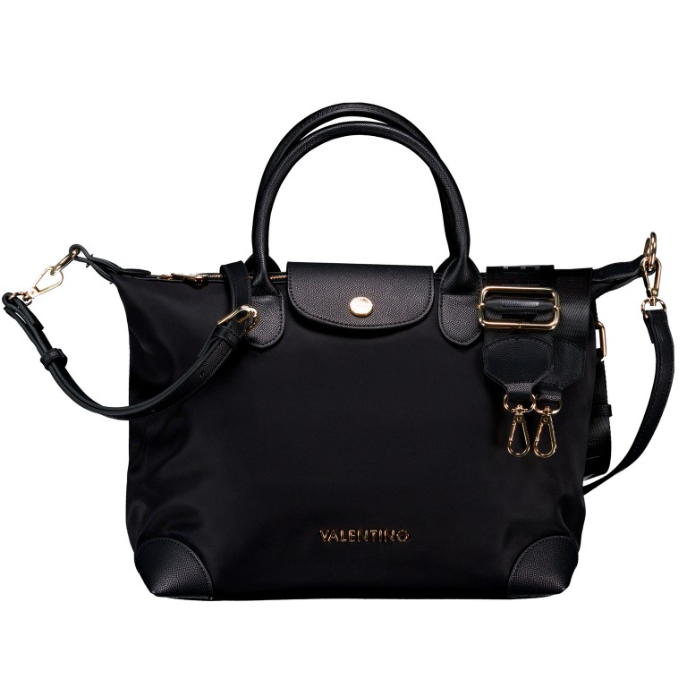 Handtasche Jolly Relove Recycle Nero, Farbe: schwarz, Marke: Valentino Bags, EAN: 8054942906496, Abmessungen in cm: 31x24x14, Bild 1 von 7