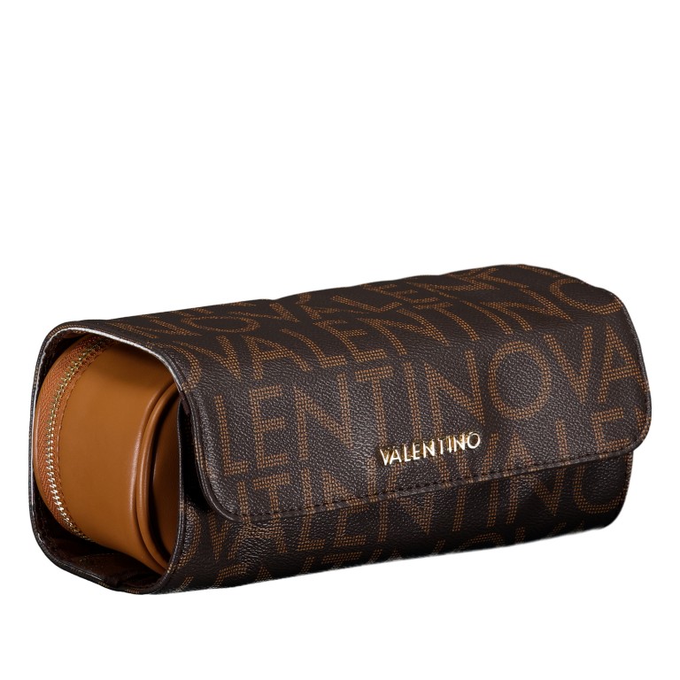 Schminktasche Regina Relove Recycle Moro Naturale, Farbe: braun, Marke: Valentino Bags, EAN: 8054942902955, Abmessungen in cm: 22x10x10, Bild 2 von 5