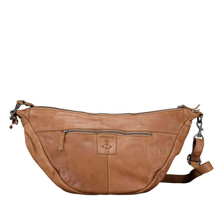 Umhängetasche Anchor-Love Alva AL-12942 Spicy Ginger, Farbe: cognac, Marke: Harbour 2nd, EAN: 4046478086210, Abmessungen in cm: 47x23x12.5, Bild 3 von 6