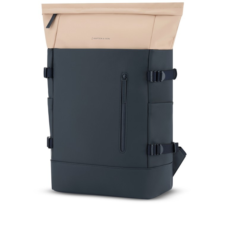 Rucksack Helsinki Pro Navy Blush, Farbe: blau/petrol, Marke: Kapten & Son, EAN: 4251145254230, Abmessungen in cm: 30x52x15.5, Bild 2 von 10