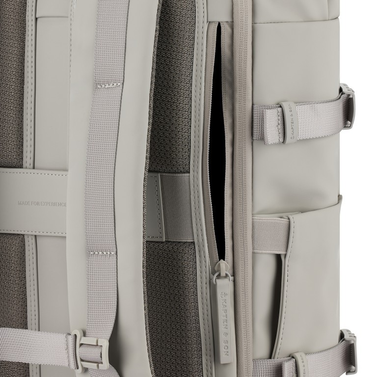 Rucksack Helsinki Pro Greige, Farbe: grau, Marke: Kapten & Son, EAN: 4251145254254, Abmessungen in cm: 30x52x15.5, Bild 9 von 10