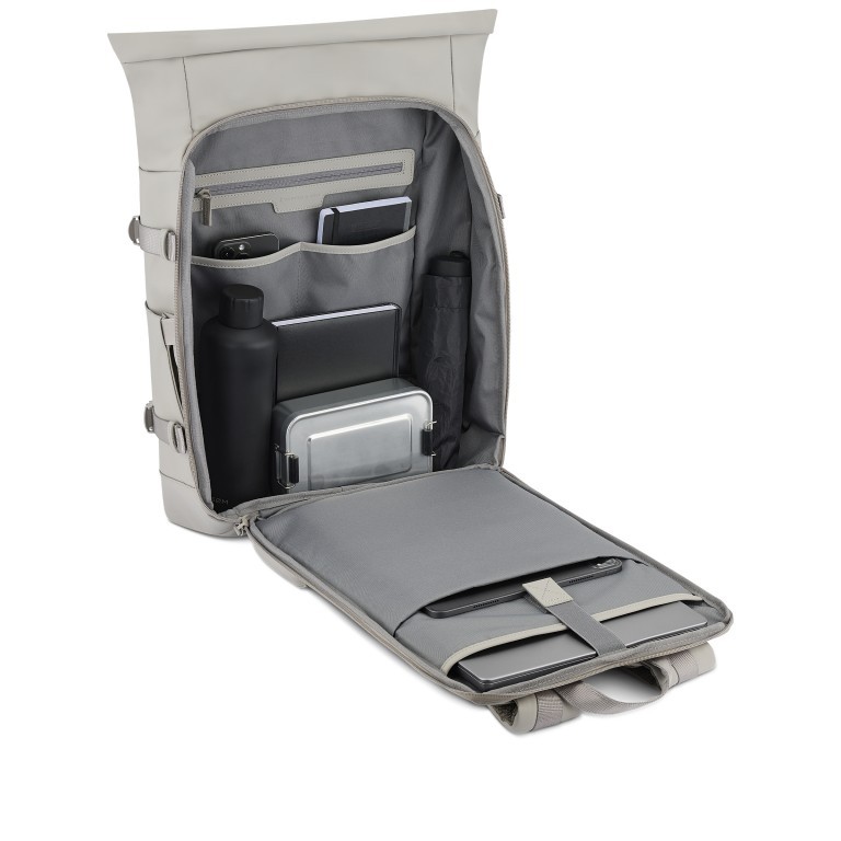 Rucksack Helsinki Pro Greige, Farbe: grau, Marke: Kapten & Son, EAN: 4251145254254, Abmessungen in cm: 30x52x15.5, Bild 8 von 10