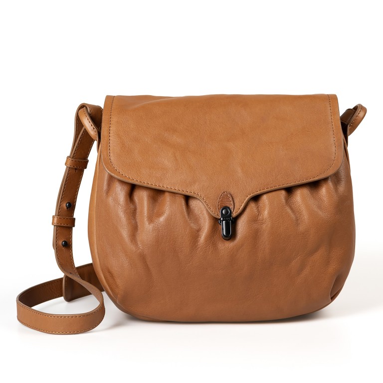 Umhängetasche Grandma's Luxury Club Mrs. Pineapple Pie Caramel, Farbe: cognac, Marke: Aunts & Uncles, EAN: 4255717208478, Abmessungen in cm: 26x22.5x14.5, Bild 1 von 8