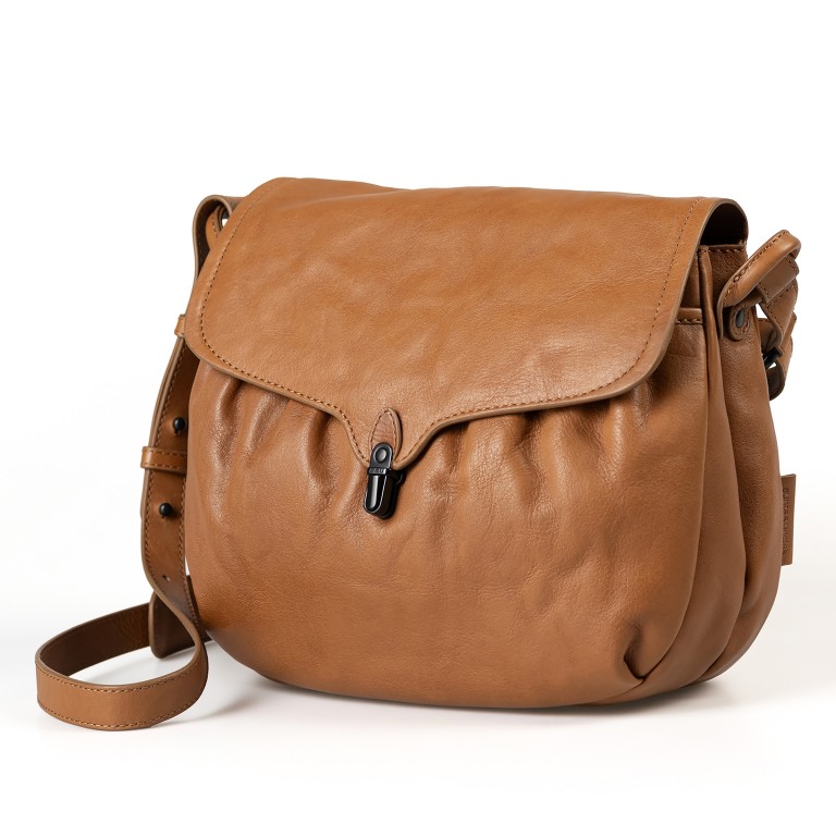 Umhängetasche Grandma's Luxury Club Mrs. Pineapple Pie Caramel, Farbe: cognac, Marke: Aunts & Uncles, EAN: 4255717208478, Abmessungen in cm: 26x22.5x14.5, Bild 2 von 8