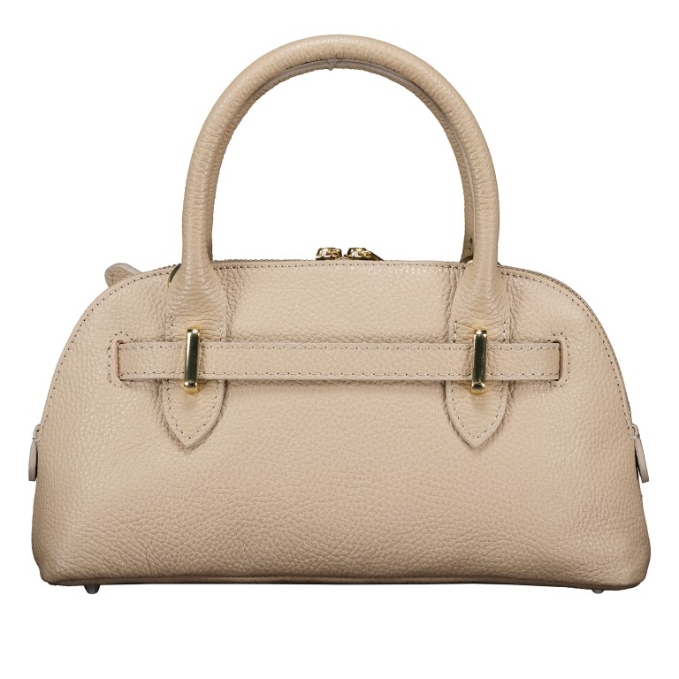 Handtasche Dollaro Light Taupe, Farbe: beige, Marke: Hausfelder Manufaktur, EAN: 4065646026544, Abmessungen in cm: 29x16x9.5, Bild 3 von 7