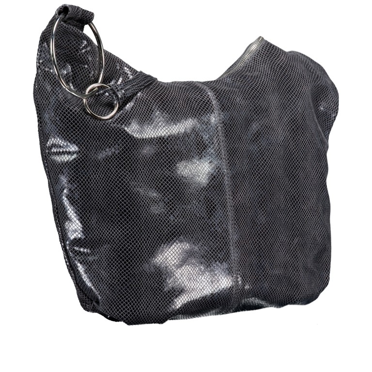 Beuteltasche Snake Anthrazit, Farbe: anthrazit, Marke: Hausfelder Manufaktur, EAN: 4065646026612, Abmessungen in cm: 47x43x7, Bild 2 von 5