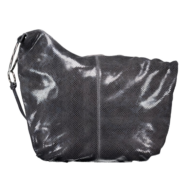 Beuteltasche Snake Anthrazit, Farbe: anthrazit, Marke: Hausfelder Manufaktur, EAN: 4065646026612, Abmessungen in cm: 47x43x7, Bild 3 von 5