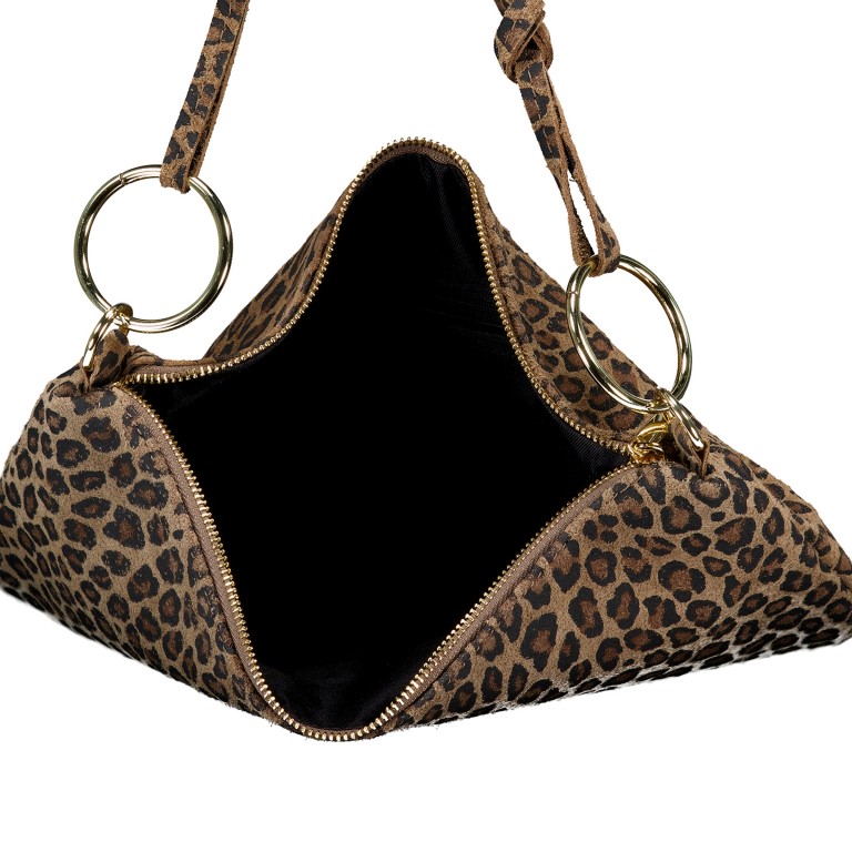 Beuteltasche Leo Hellbraun, Farbe: braun, Marke: Hausfelder Manufaktur, EAN: 4065646026674, Abmessungen in cm: 32.5x29x3, Bild 7 von 7