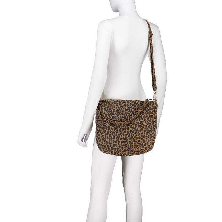 Beuteltasche Leo Hellbraun, Farbe: braun, Marke: Hausfelder Manufaktur, EAN: 4065646026674, Abmessungen in cm: 32.5x29x3, Bild 6 von 7
