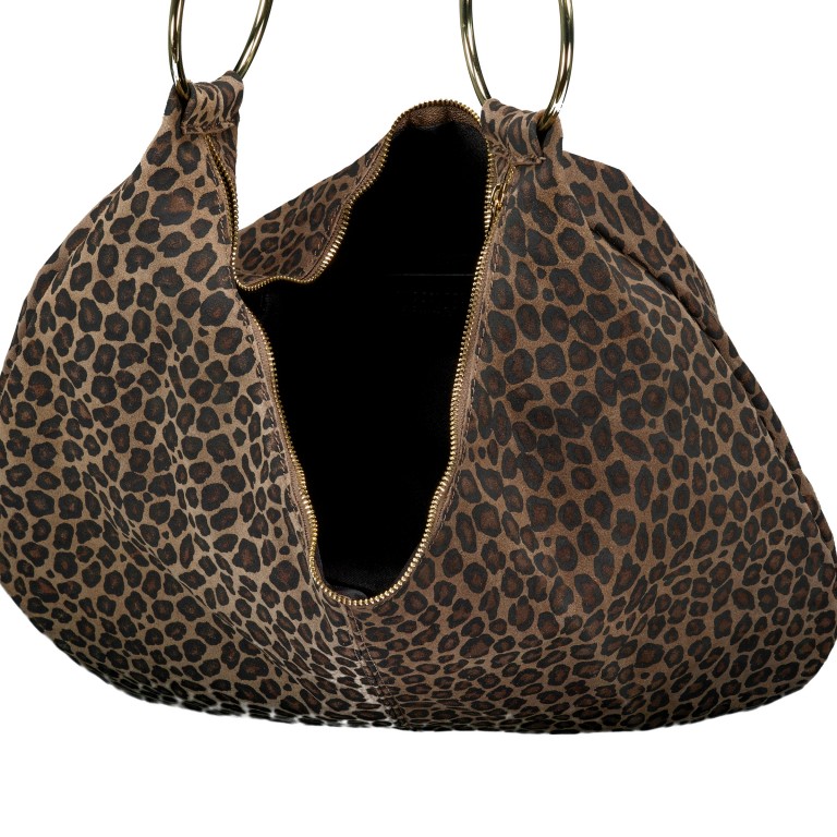 Beuteltasche Leo Hellbraun, Farbe: braun, Marke: Hausfelder Manufaktur, EAN: 4065646026711, Abmessungen in cm: 47x43x7, Bild 5 von 5