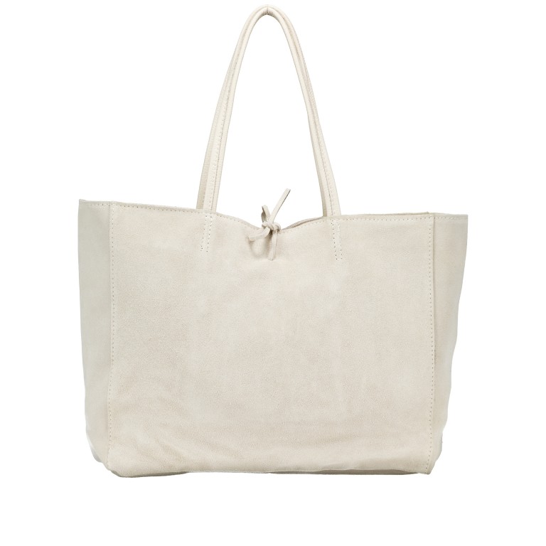 Shopper Velours Ecru, Farbe: beige, Marke: Hausfelder Manufaktur, EAN: 4065646026728, Abmessungen in cm: 36x30x12, Bild 1 von 5