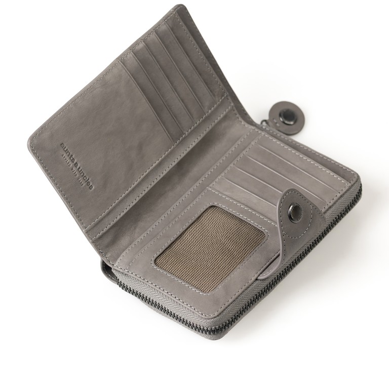 Geldbörse Grandma's Luxury Club Francis mit RFID-Schutz Oyster Grey, Farbe: grau, Marke: Aunts & Uncles, EAN: 4255717211980, Abmessungen in cm: 15x9.5x2.5, Bild 5 von 5
