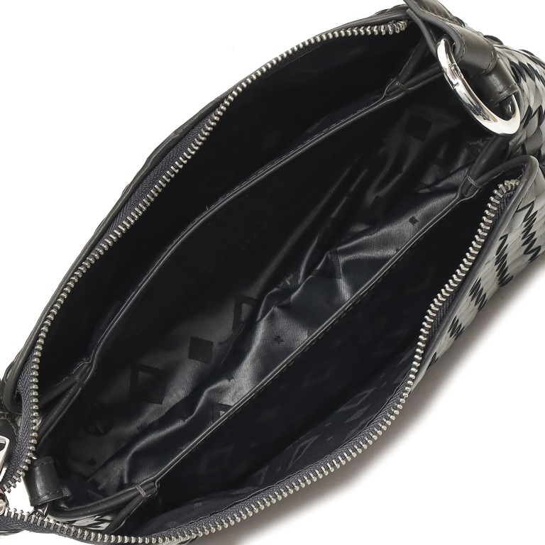 Umhängetasche Salerno Eleonora Charcoal, Farbe: grau, Marke: Adax, EAN: 5705483270135, Abmessungen in cm: 27x16.5x8, Bild 8 von 8