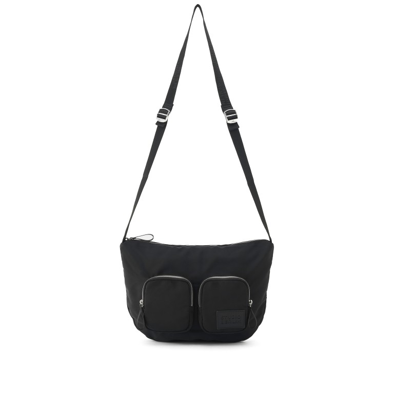 Beuteltasche Tegel Black, Farbe: schwarz, Marke: Studio Berlin, EAN: 4262499038292, Abmessungen in cm: 25x27.5x4.5, Bild 1 von 5