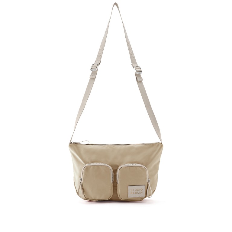Beuteltasche Tegel Sand, Farbe: beige, Marke: Studio Berlin, EAN: 4262499038308, Abmessungen in cm: 25x27.5x4.5, Bild 1 von 5