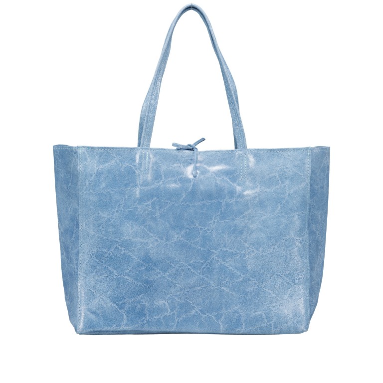 Shopper Elefante Hellblau, Farbe: blau/petrol, Marke: Hausfelder Manufaktur, EAN: 4065646027008, Abmessungen in cm: 38x31.5x12, Bild 3 von 5