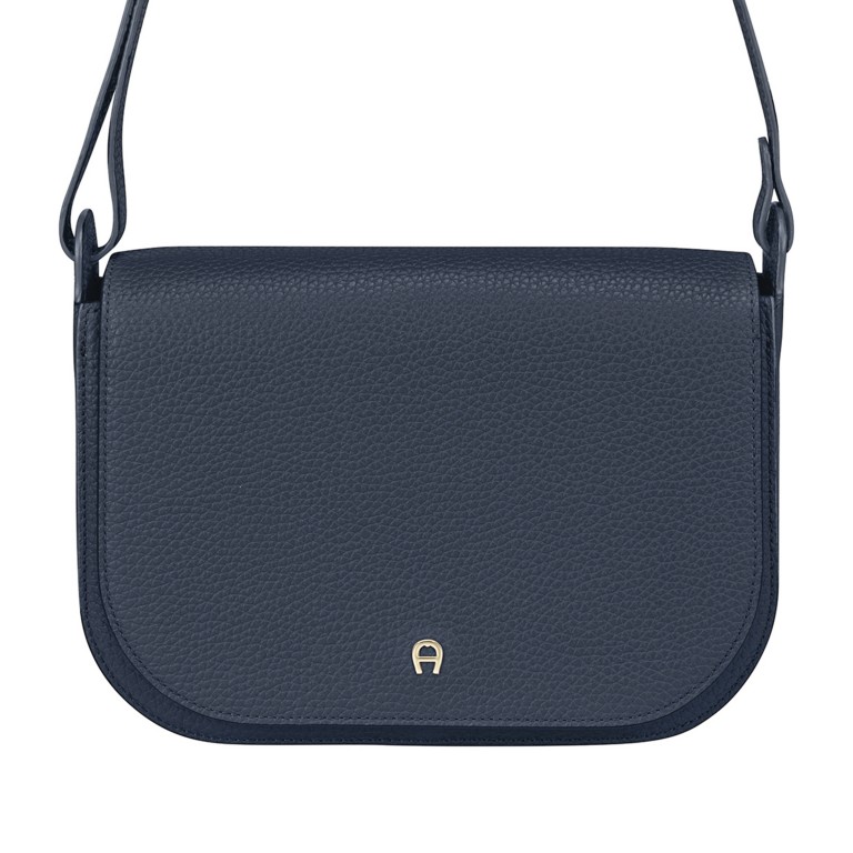 Umhängetasche Pura M Ink, Farbe: blau/petrol, Marke: AIGNER, EAN: 4055539648144, Abmessungen in cm: 26x19x9, Bild 1 von 4