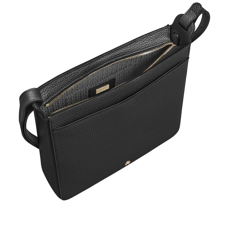Beuteltasche Pura M Black, Farbe: schwarz, Marke: AIGNER, EAN: 4055539650307, Abmessungen in cm: 26x27x8, Bild 5 von 5