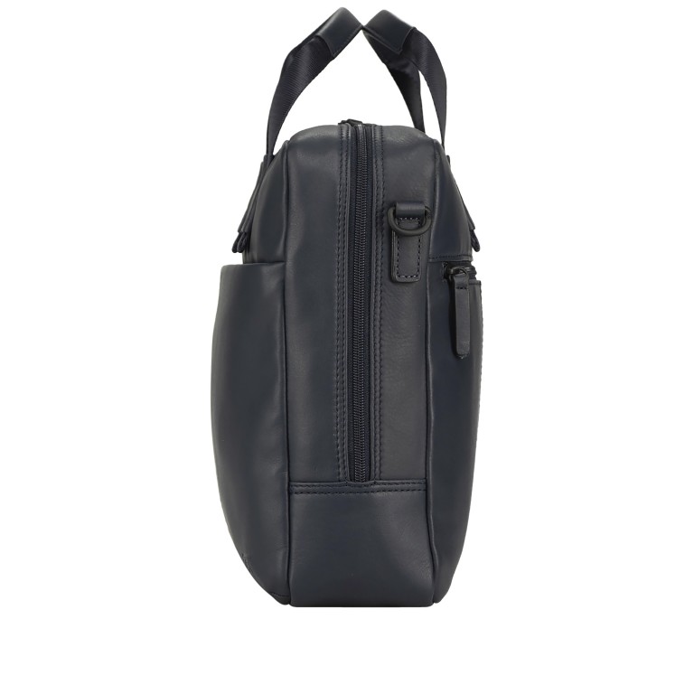 Aktentasche Tromsoe Business Bag M Blue, Farbe: blau/petrol, Marke: Jost, EAN: 4025307803785, Abmessungen in cm: 40x30x9, Bild 3 von 5