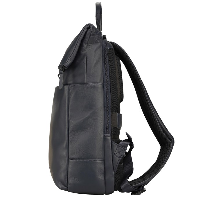 Rucksack Tromsoe Courier Backpack Blue, Farbe: blau/petrol, Marke: Jost, EAN: 4025307803709, Abmessungen in cm: 30x44x14.5, Bild 3 von 4