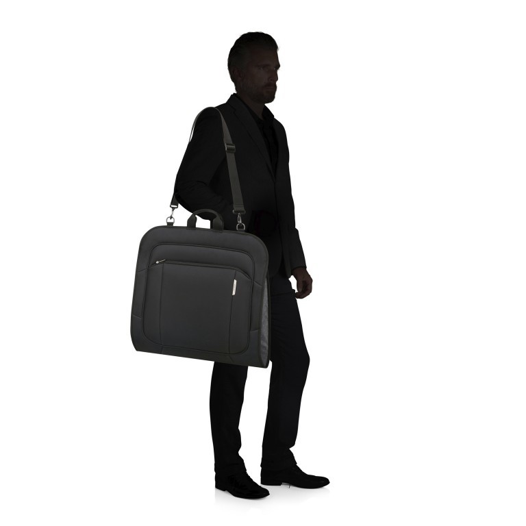 Kleidersack Respark Garment Sleeve Ozone Black, Farbe: schwarz, Marke: Samsonite, EAN: 5400520330796, Abmessungen in cm: 54x55x7, Bild 6 von 8