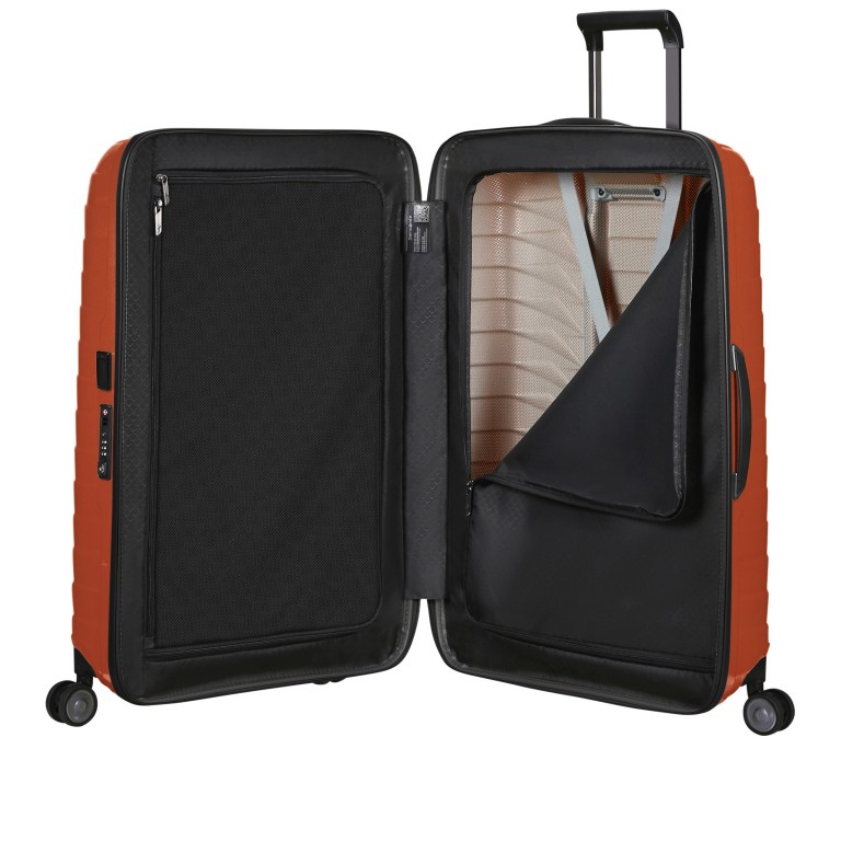 Koffer Proxis Spinner 75 Flame, Farbe: orange, Marke: Samsonite, EAN: 5400520355683, Abmessungen in cm: 51x75x31, Bild 7 von 13