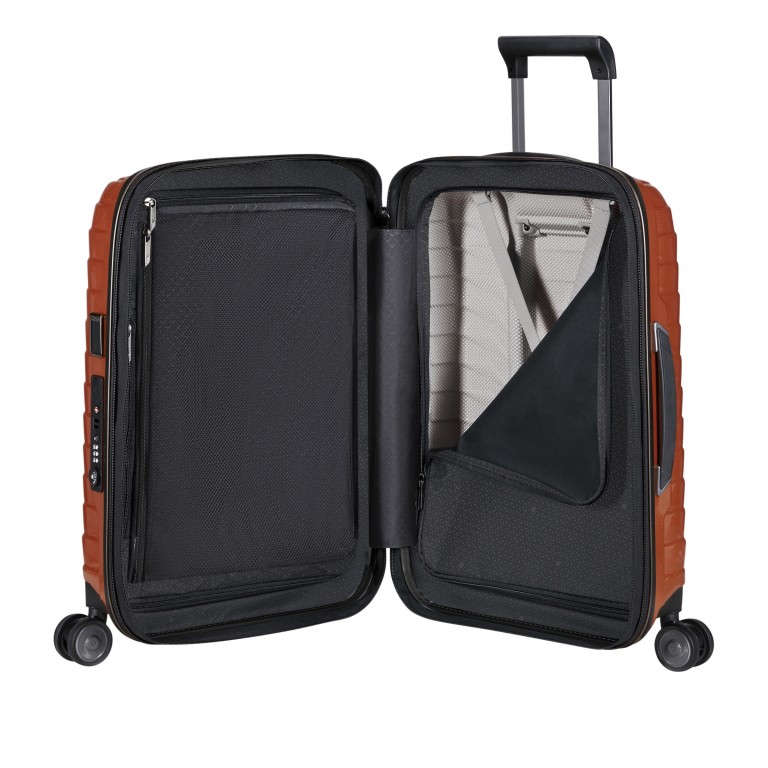 Koffer Proxis Spinner 55 Flame, Farbe: orange, Marke: Samsonite, EAN: 5400520355669, Abmessungen in cm: 40x55x20, Bild 7 von 15