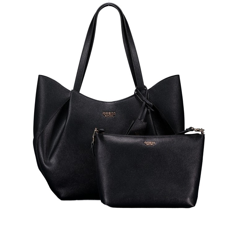 Shopper Amorette 2-in-1 Black, Farbe: schwarz, Marke: Guess, EAN: 0198659000370, Abmessungen in cm: 28x37x9, Bild 1 von 7