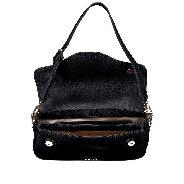 Umhängetasche Dea Black, Farbe: schwarz, Marke: Guess, EAN: 0190231994619, Abmessungen in cm: 27.5x17x8, Bild 8 von 8