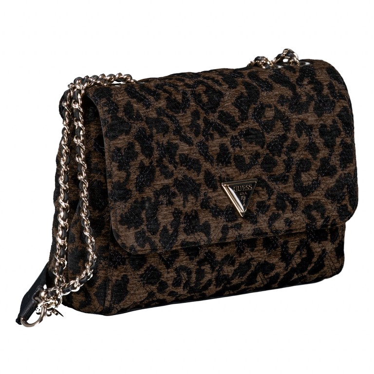 Umhängetasche Giully II Dark Leo, Farbe: braun, Marke: Guess, EAN: 0198659006051, Abmessungen in cm: 23x18x7, Bild 2 von 7