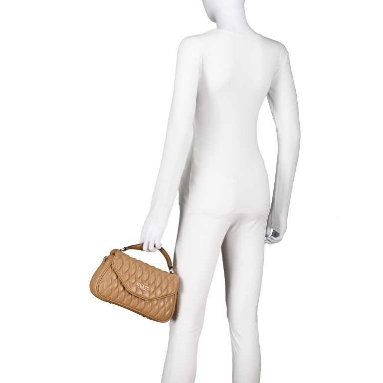 Umhängetasche Valla Beige, Farbe: cognac, Marke: Guess, EAN: 0198659001803, Abmessungen in cm: 28x14.5x5.8, Bild 4 von 7