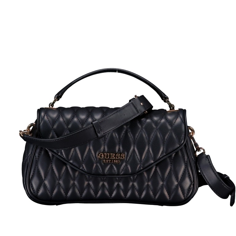 Umhängetasche Valla Black, Farbe: schwarz, Marke: Guess, EAN: 0198659001810, Abmessungen in cm: 28x14.5x5.8, Bild 1 von 7