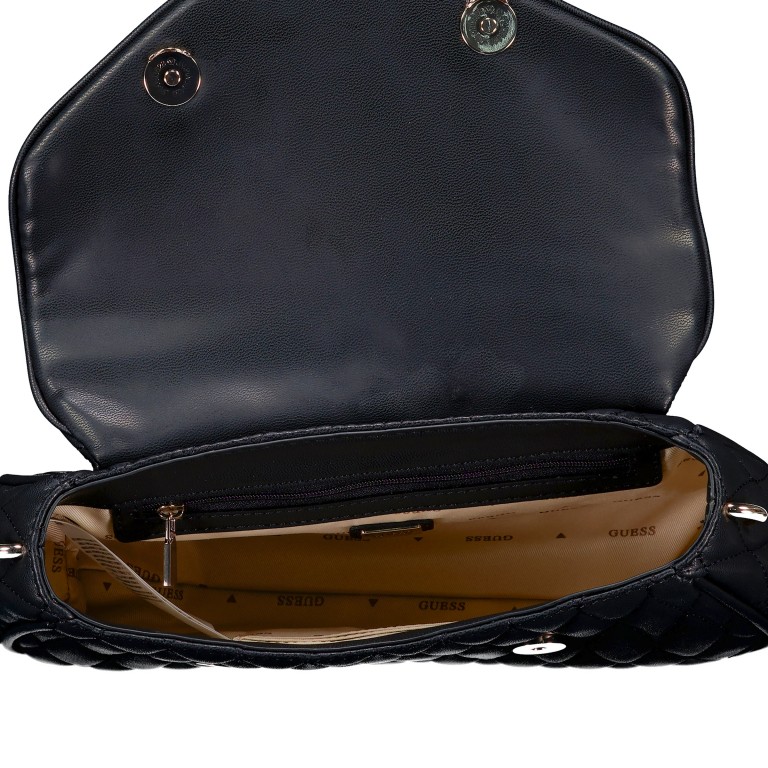 Umhängetasche Valla Black, Farbe: schwarz, Marke: Guess, EAN: 0198659001810, Abmessungen in cm: 28x14.5x5.8, Bild 7 von 7