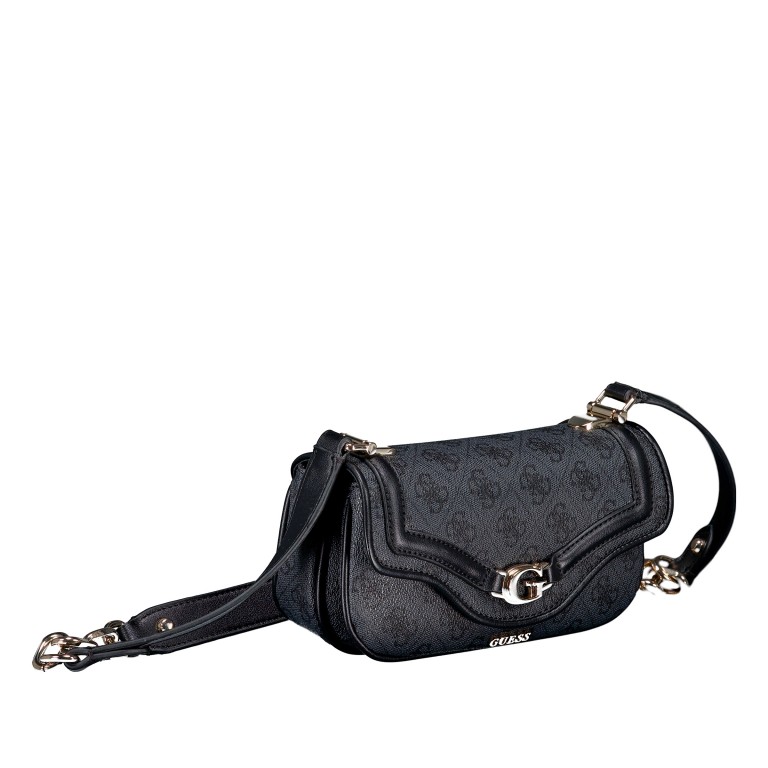 Umhängetasche Dea Mini 4G-Logo Coal, Farbe: anthrazit, Marke: Guess, EAN: 0198659012816, Abmessungen in cm: 21x14x6.5, Bild 2 von 6