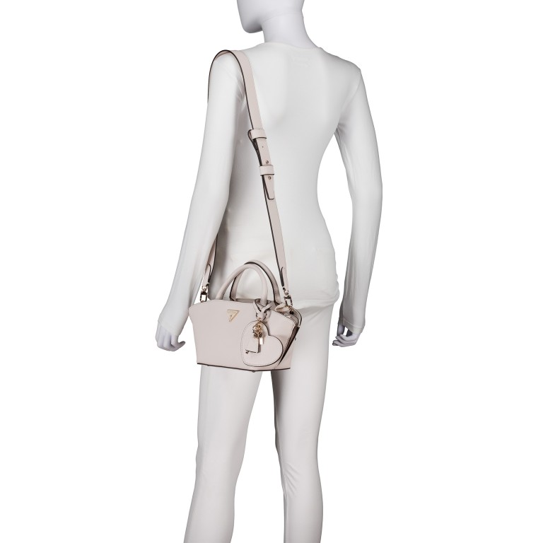 Handtasche Bolena Mini Stone, Farbe: beige, Marke: Guess, EAN: 0190231994565, Abmessungen in cm: 18x15x11.5, Bild 5 von 7