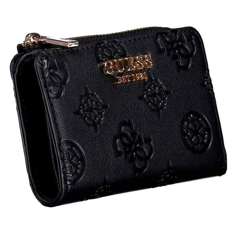 Geldbörse Laurel II 4G-Logo Peony Black, Farbe: schwarz, Marke: Guess, EAN: 0190231996446, Abmessungen in cm: 12.3x8x2, Bild 2 von 4