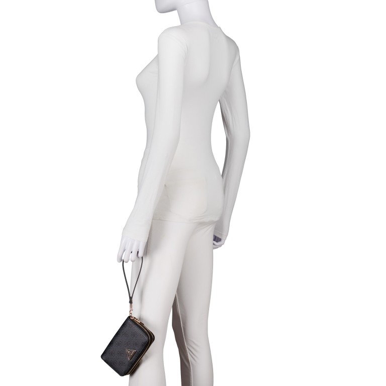 Geldbörse Laurel II 4G-Logo Coal, Farbe: anthrazit, Marke: Guess, EAN: 0190231996347, Abmessungen in cm: 15x10x3.5, Bild 4 von 6