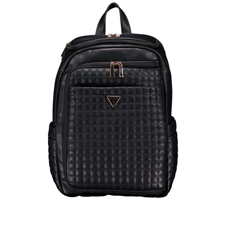 Rucksack Nadira Travel mit Laptopfach 15 Zoll Black, Farbe: schwarz, Marke: Guess, EAN: 0198659004811, Abmessungen in cm: 28x42x18, Bild 1 von 6