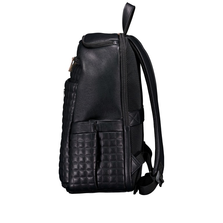 Rucksack Nadira Travel mit Laptopfach 15 Zoll Black, Farbe: schwarz, Marke: Guess, EAN: 0198659004811, Abmessungen in cm: 28x42x18, Bild 3 von 6