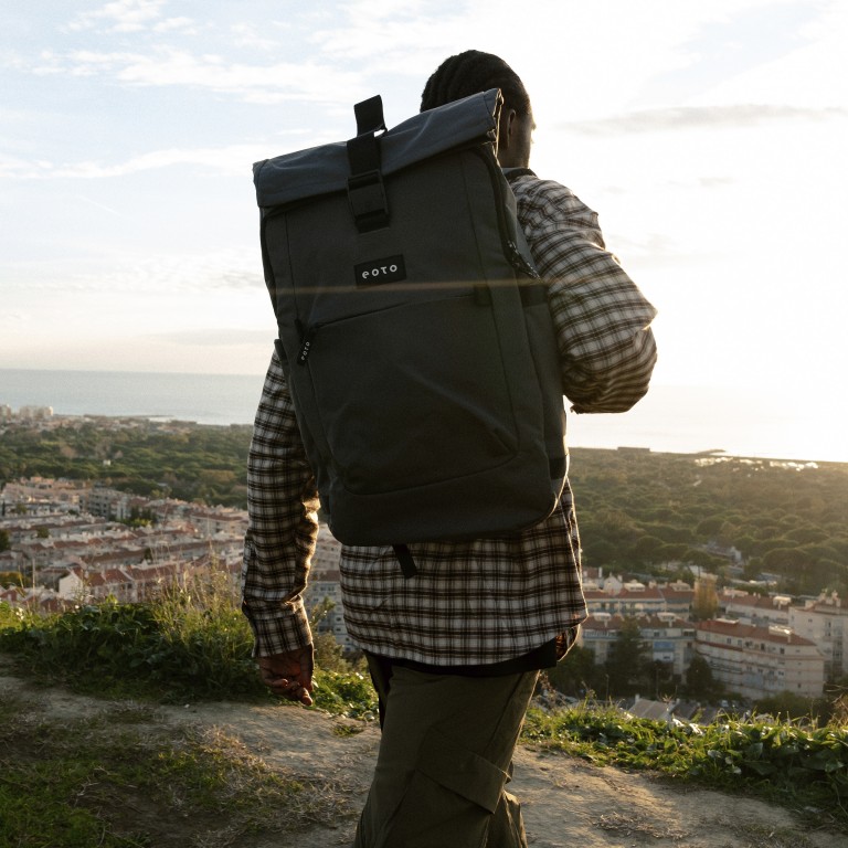 Rucksack Tall41 Steingrau, Farbe: grau, Marke: Eoto, EAN: 4047443536174, Abmessungen in cm: 38x54x22, Bild 6 von 9