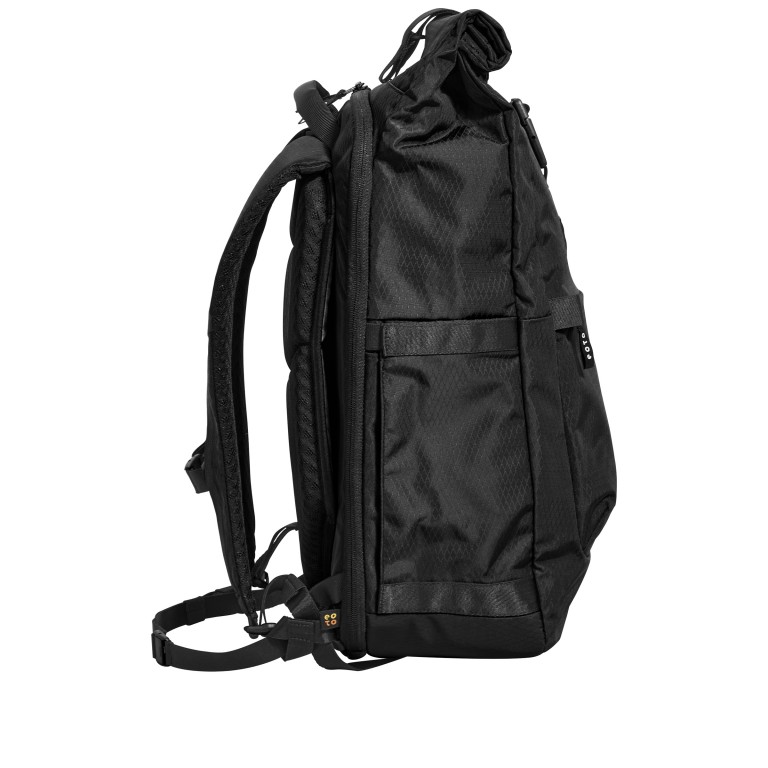 Rucksack Rolly32 Schwarz, Farbe: schwarz, Marke: Eoto, EAN: 4047443536204, Abmessungen in cm: 37x50x19, Bild 4 von 6